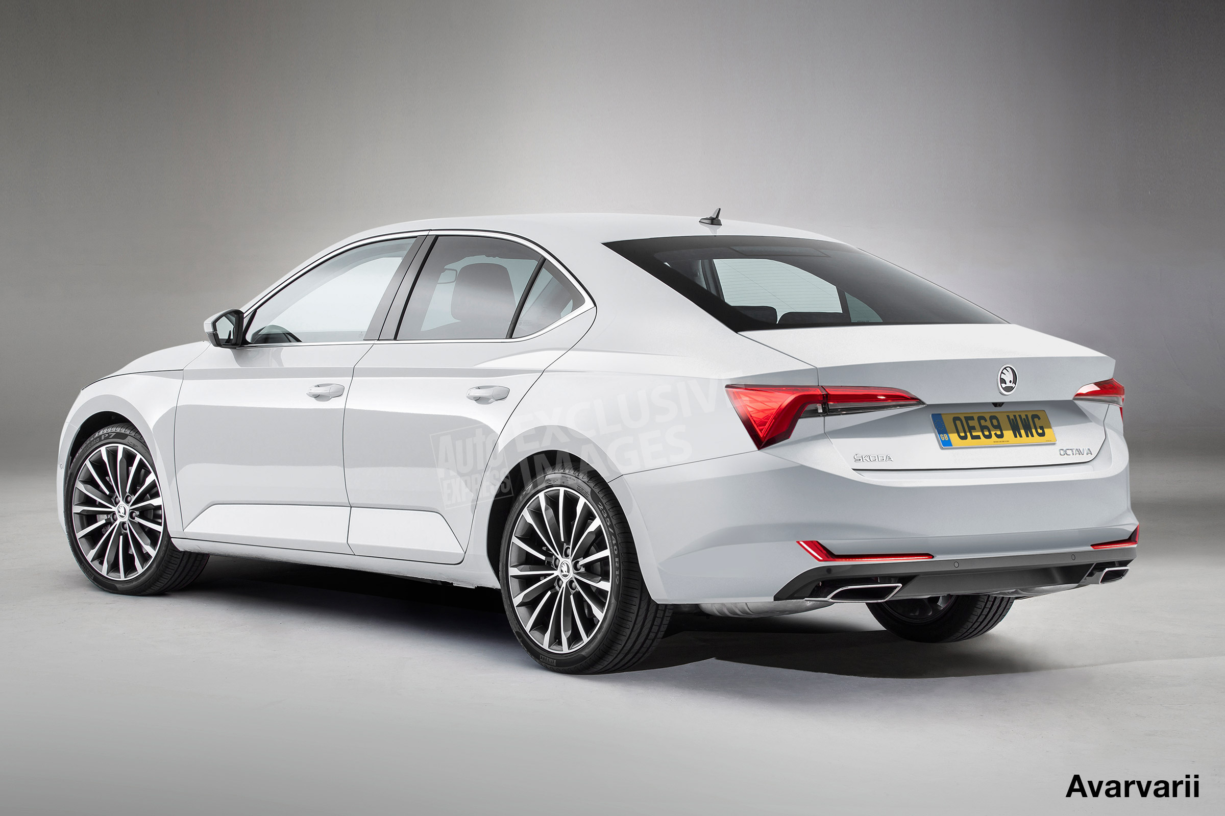 Skoda Octavia - rear (watermarked)