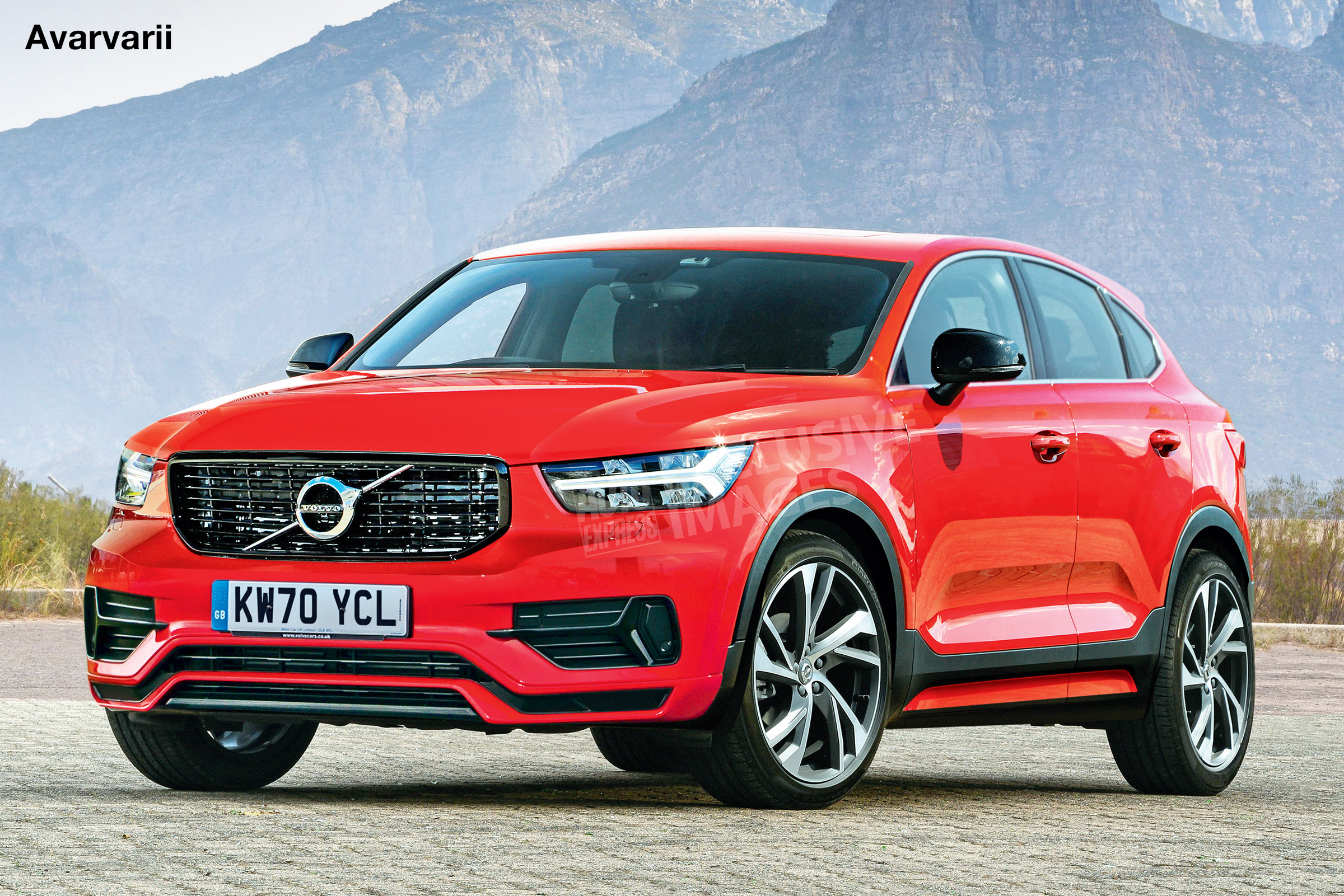 Volvo V40 SUV - front (watermarked)