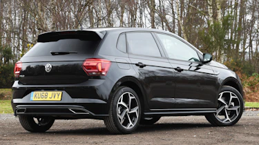 vw polo r-line static rear