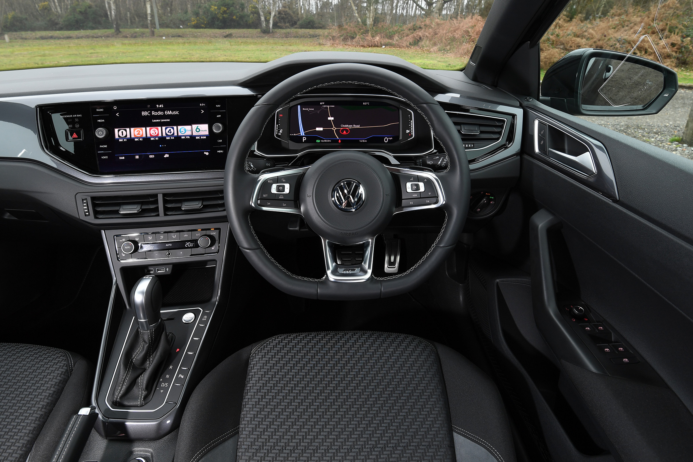 vw polo r-line interior