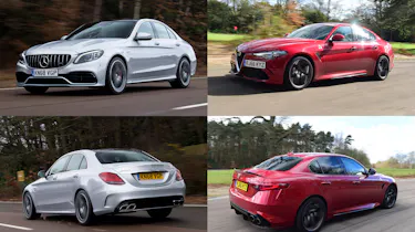 Mercedes-AMG C 63 S vs Alfa Romeo Giulia Quadrifoglio - header