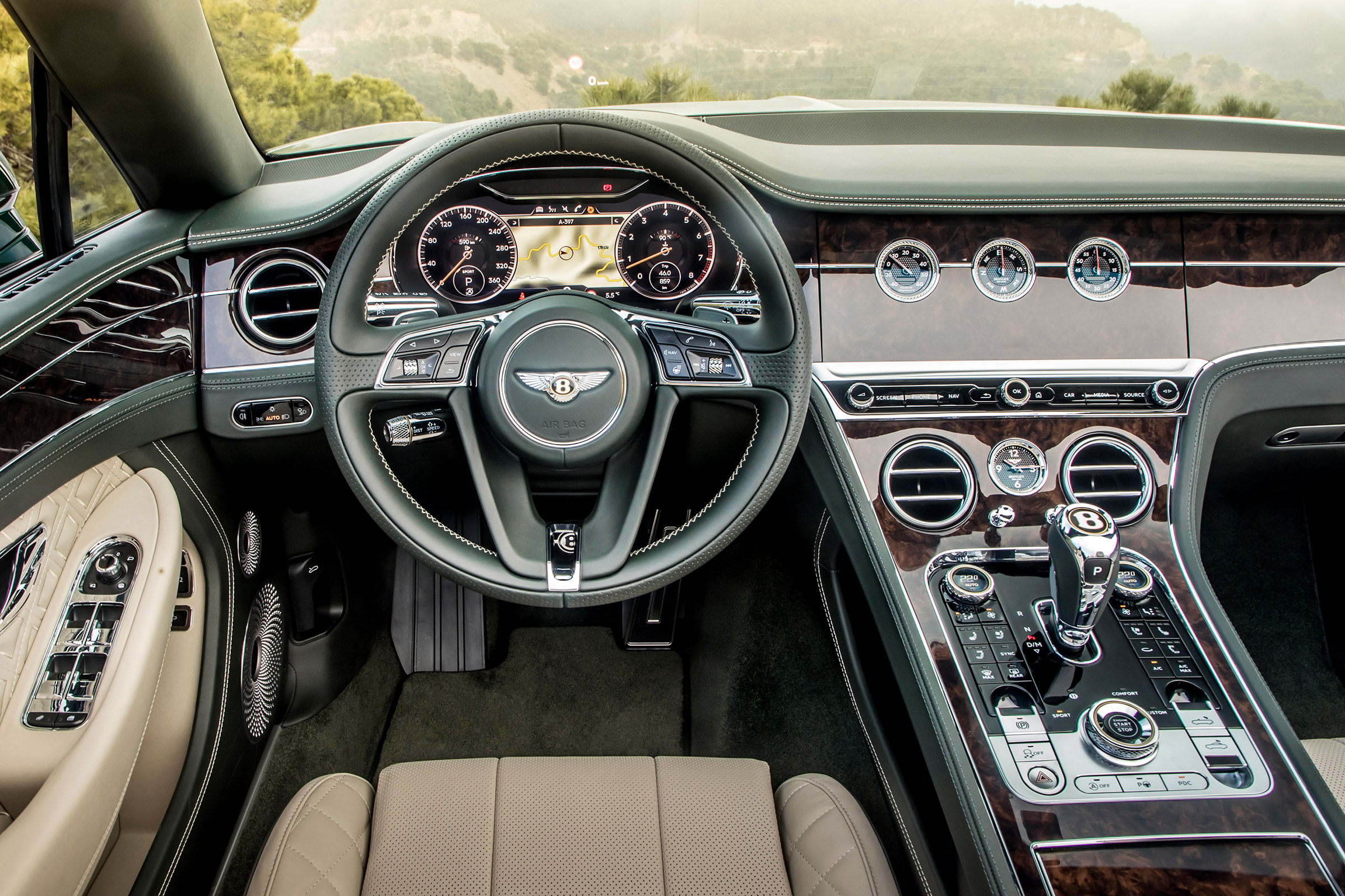 Bentley Continental GT Convertible - dash