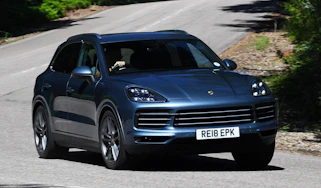 Porsche Cayenne S - front cornering