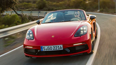 Porsche 718 Boxster T - front action