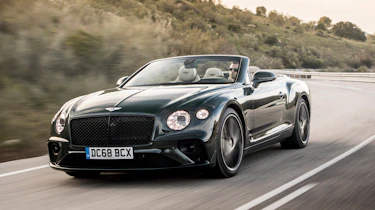 Bentley Continental GT Convertible - front tracking