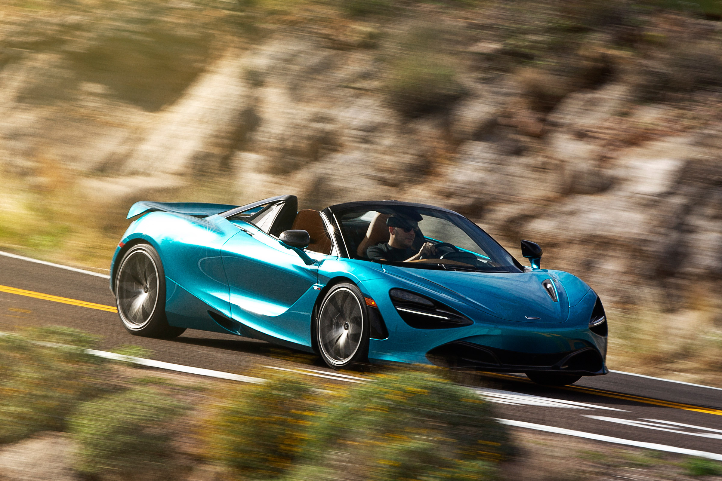 McLaren 720 Spider - front action