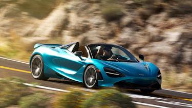McLaren 720 Spider - front action