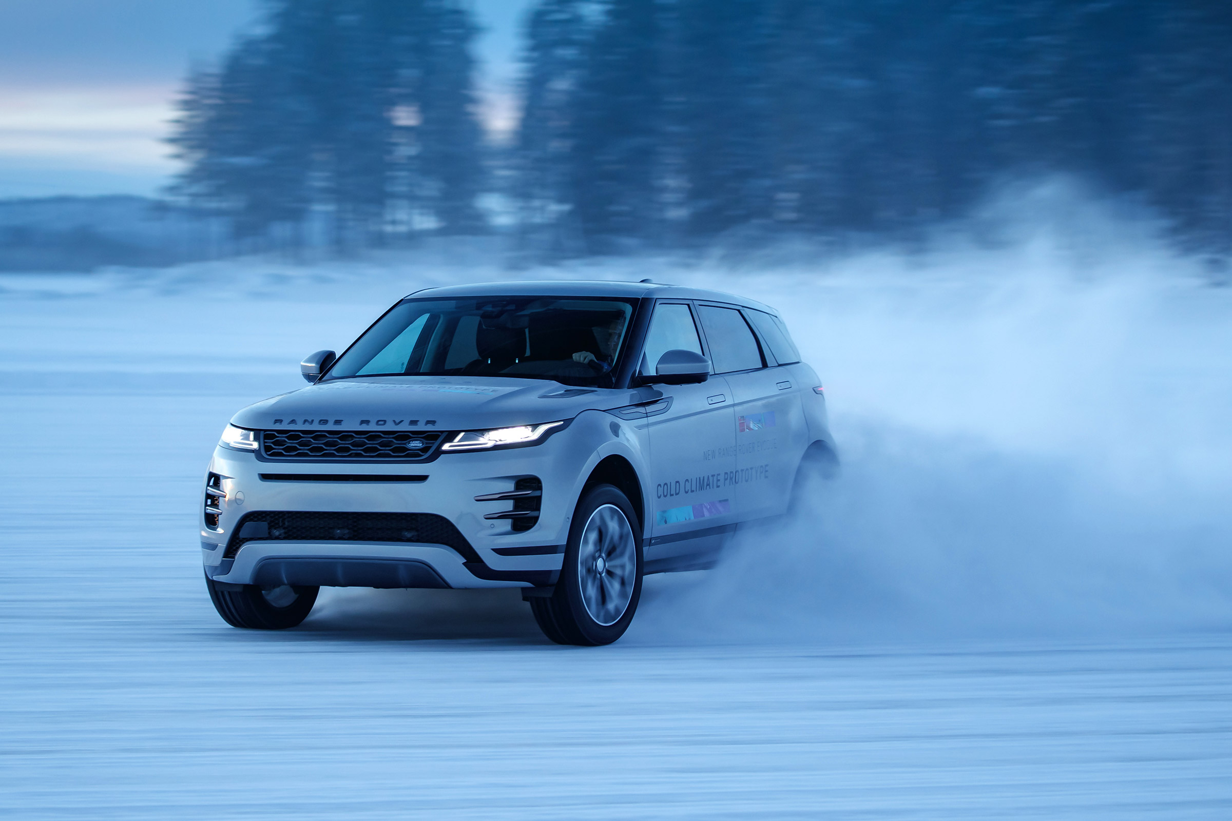 Range Rover Evoque prototype - front/side