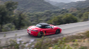 Porsche 718 Boxster T - above