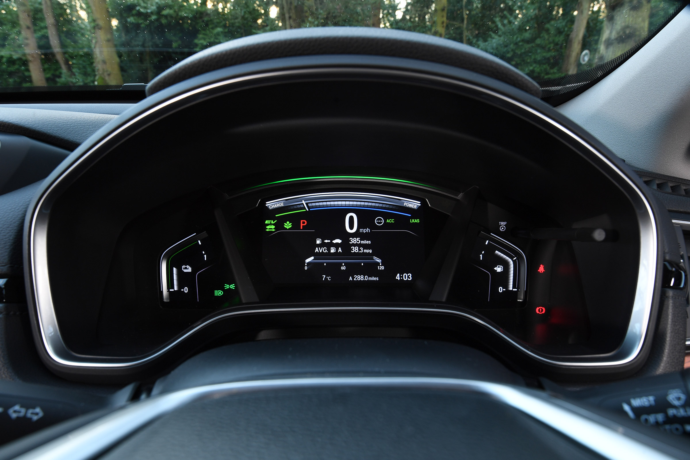 Honda CR-V hybrid - dials