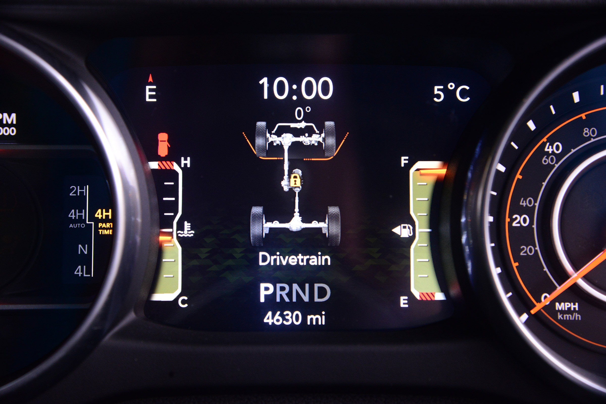 Jeep Wrangler - dials