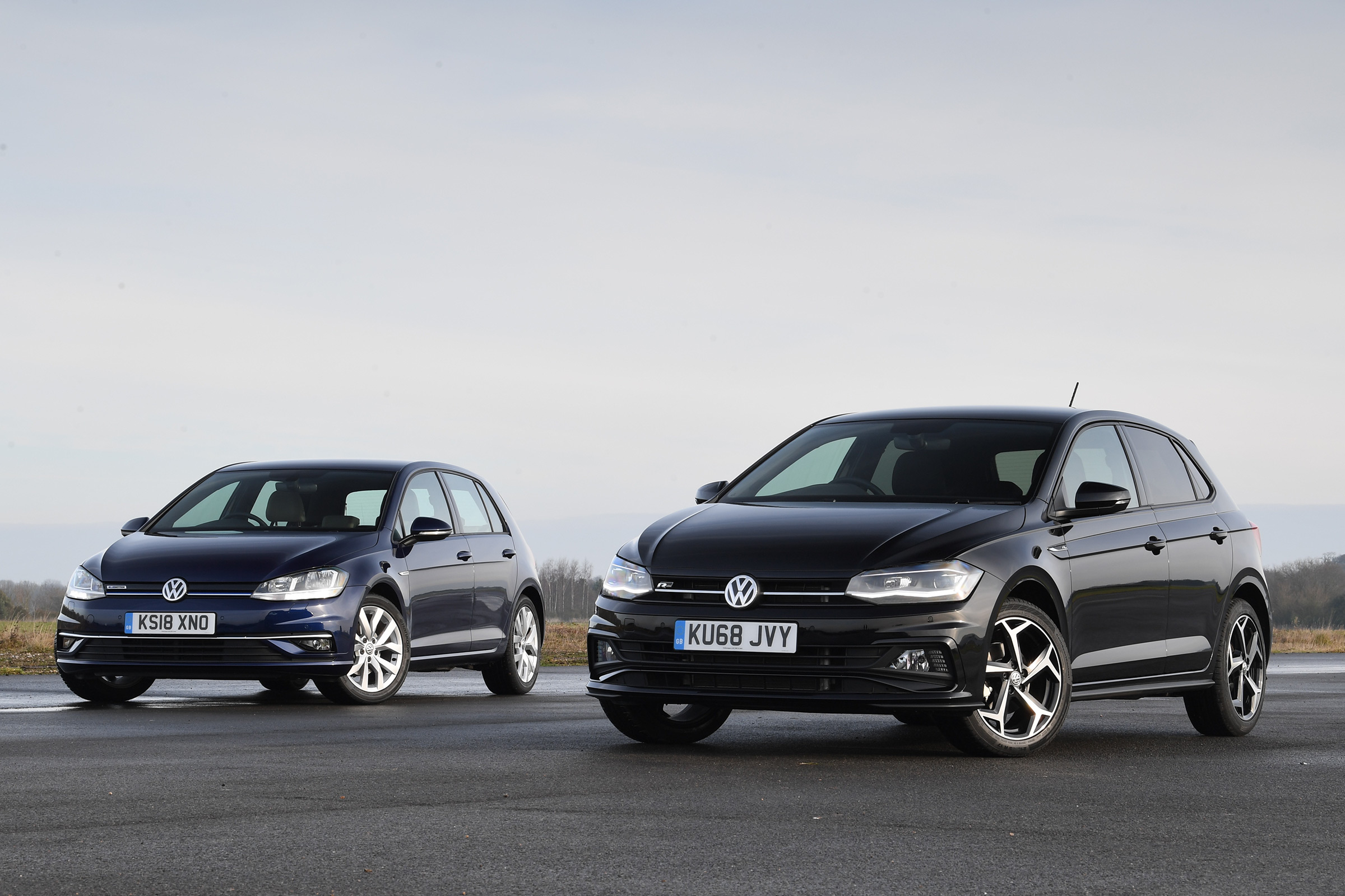 vw polo vs vw golf header
