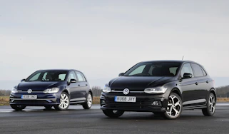 vw polo vs vw golf header