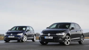 vw polo vs vw golf header
