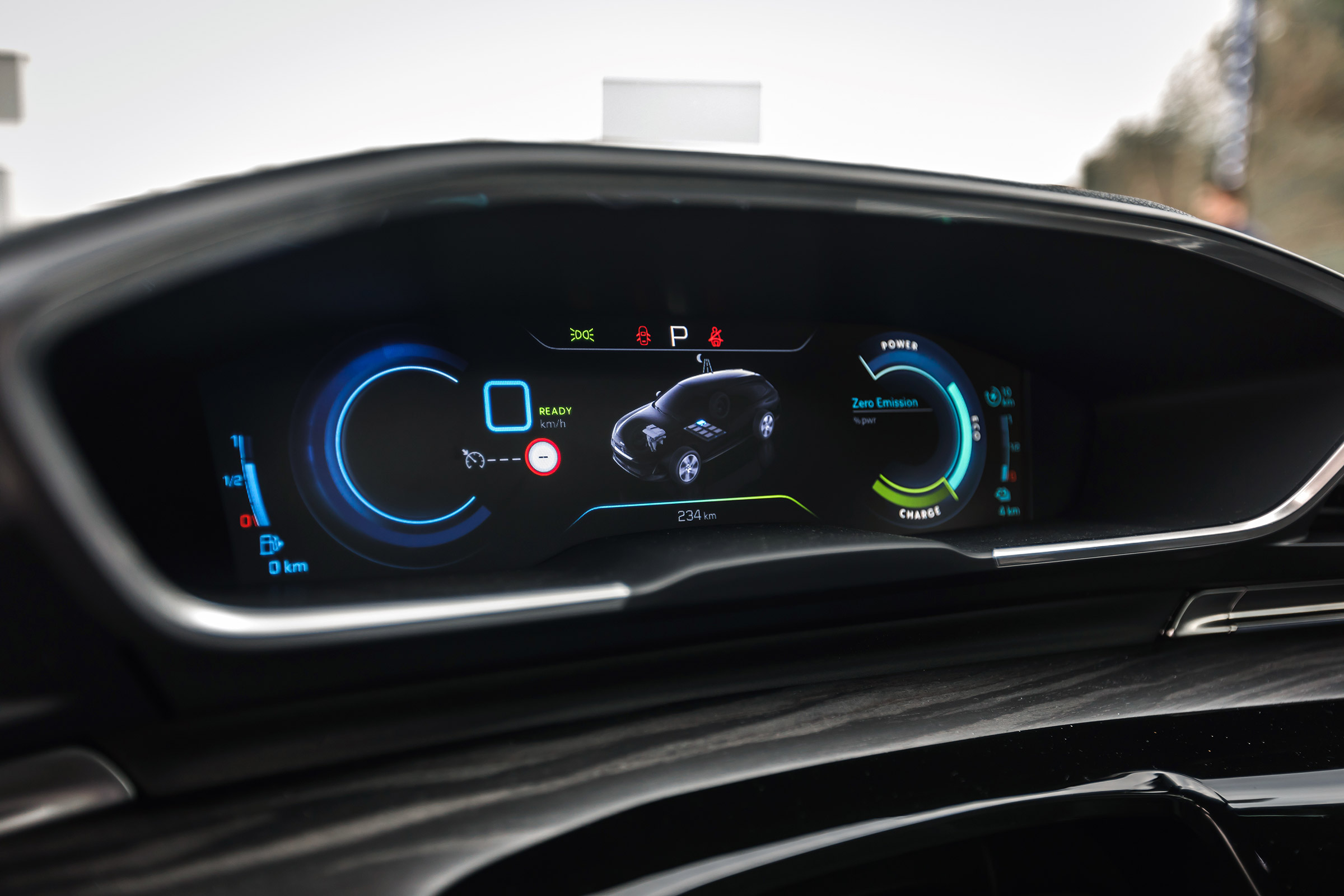 Peugeot 508 HYbrid prototype - instruments