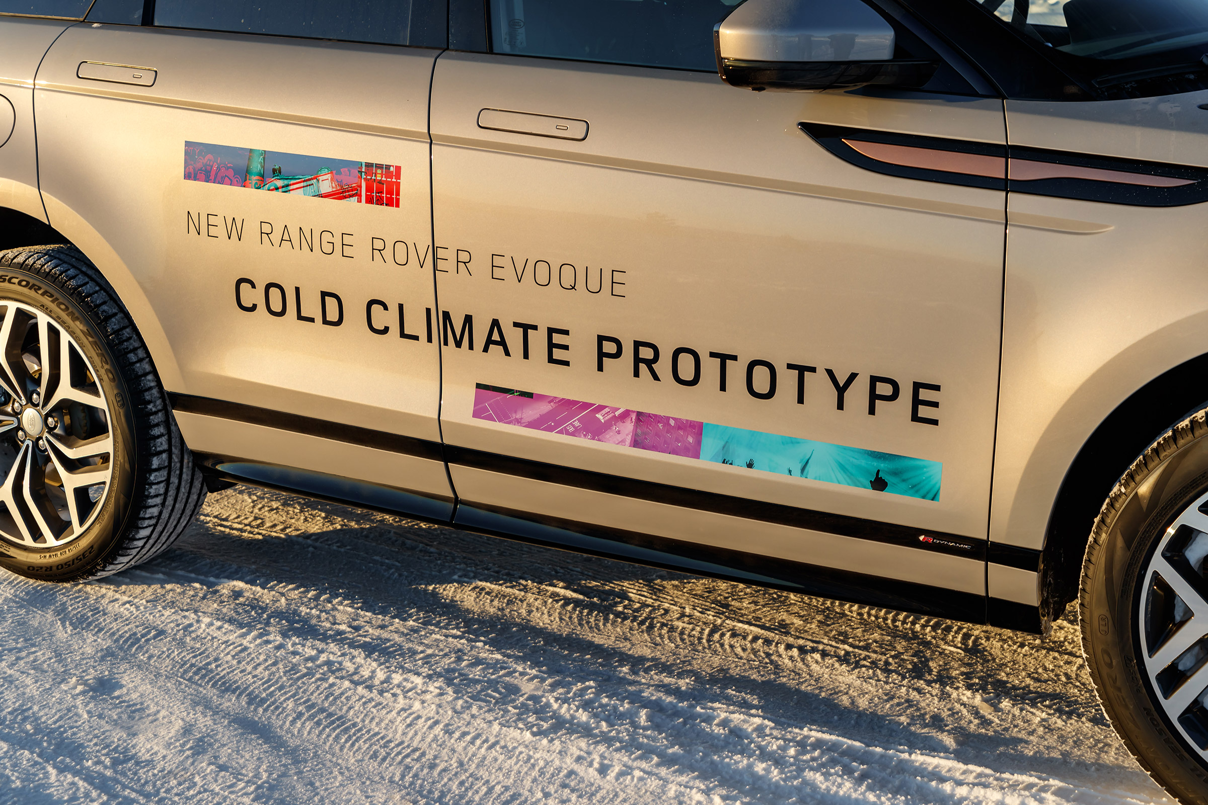 Range Rover Evoque prototype - side detail