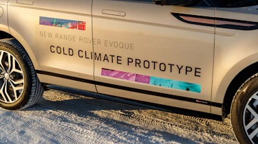 Range Rover Evoque prototype - side detail