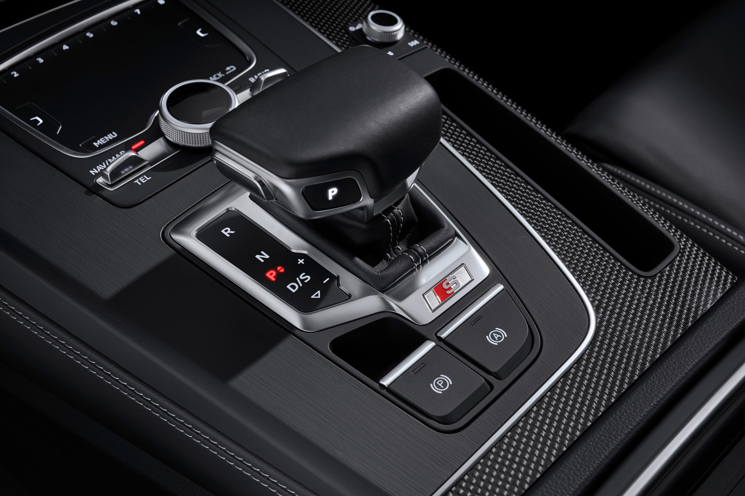 audi sq5 tdi interior gear selector