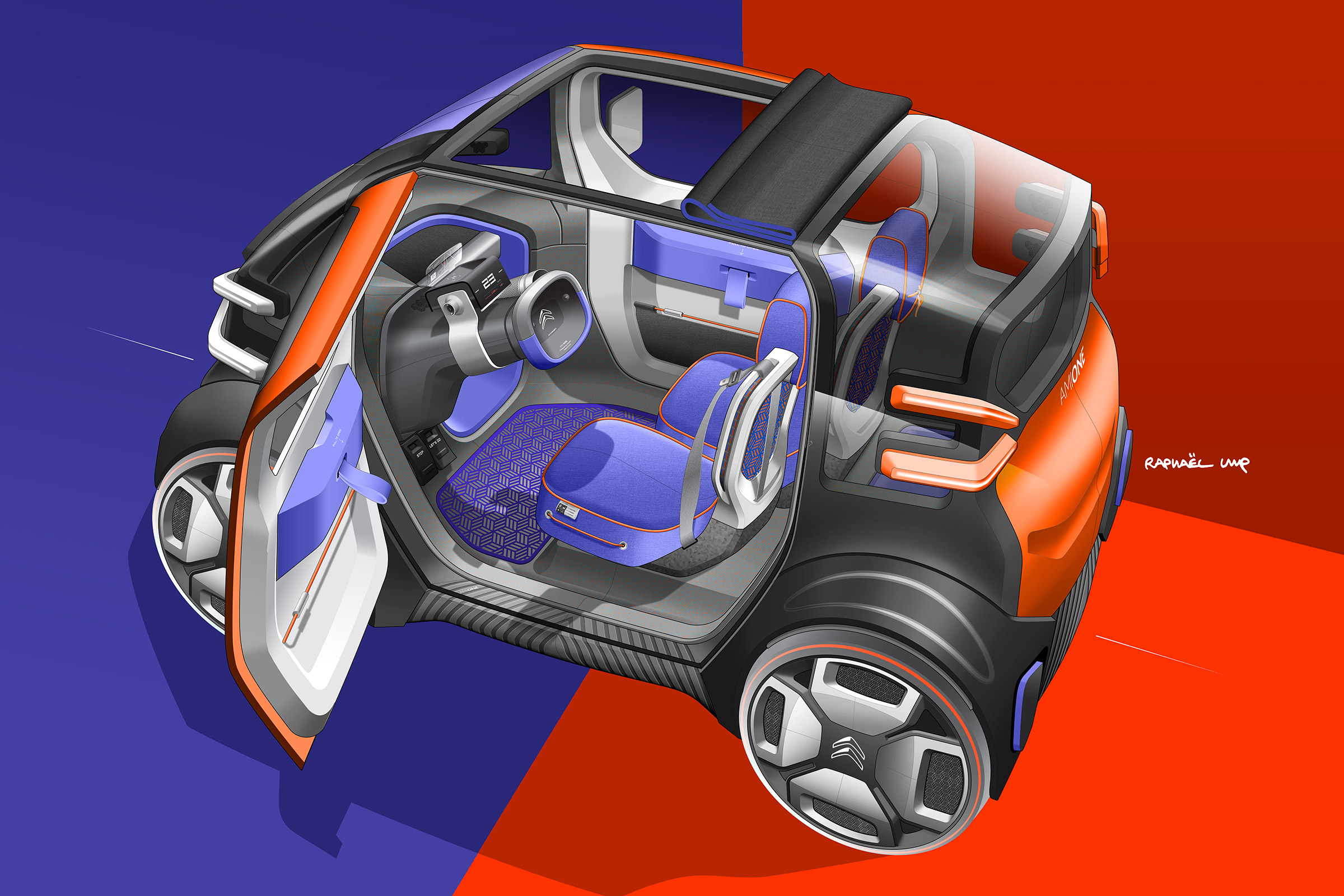 Citroen AMI ONE concept - sketch