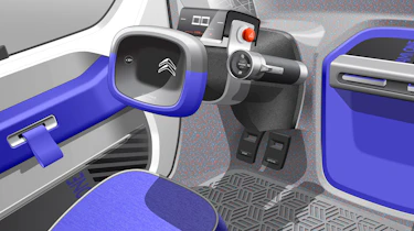Citroen AMI ONE concept - interior sketch