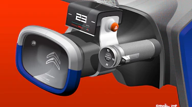 Citroen AMI ONE concept - steering wheel sketch