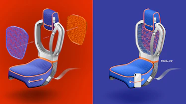 Citroen AMI ONE concept - seats sketch