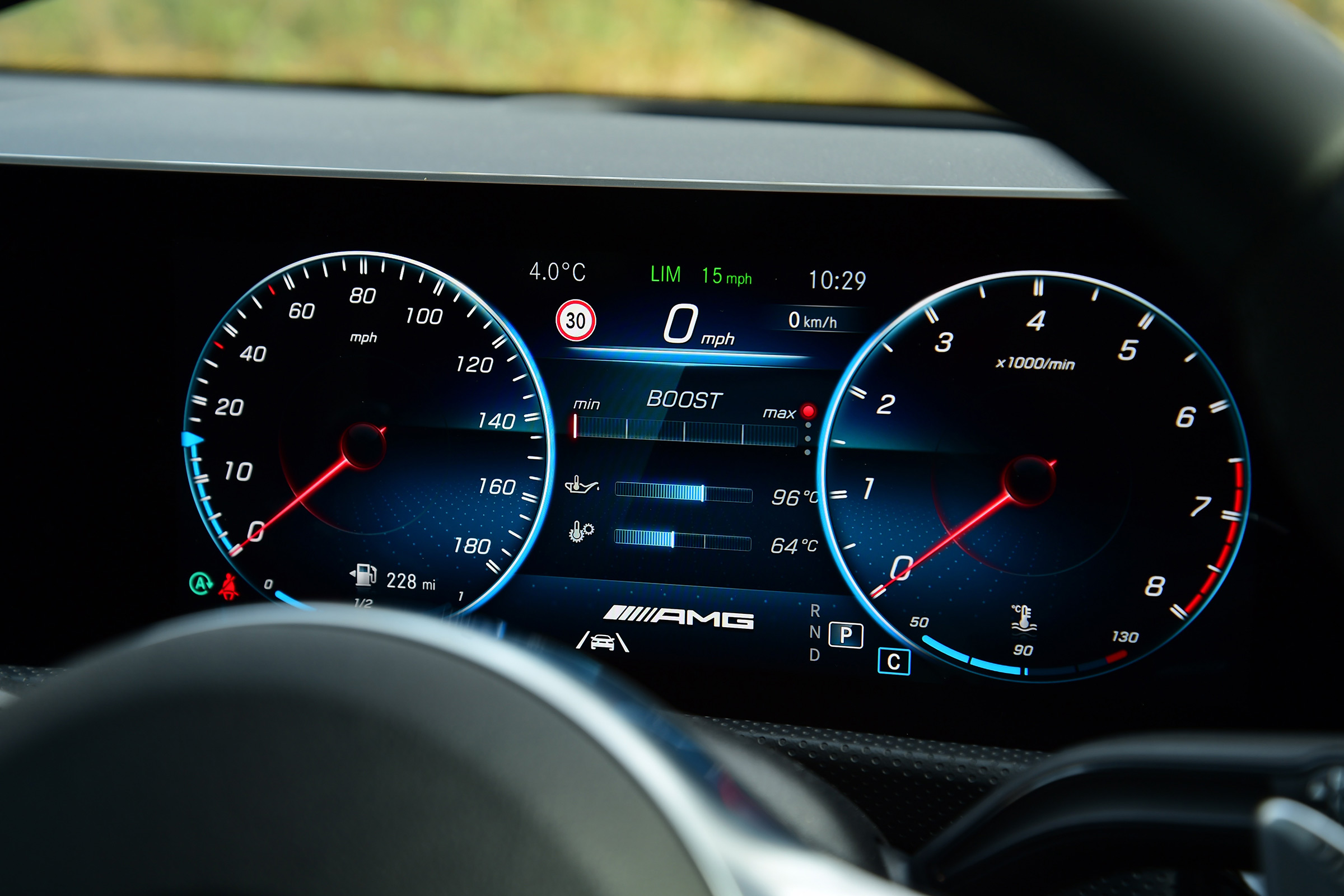 mercedes-amg a 35 dashboard digital dials