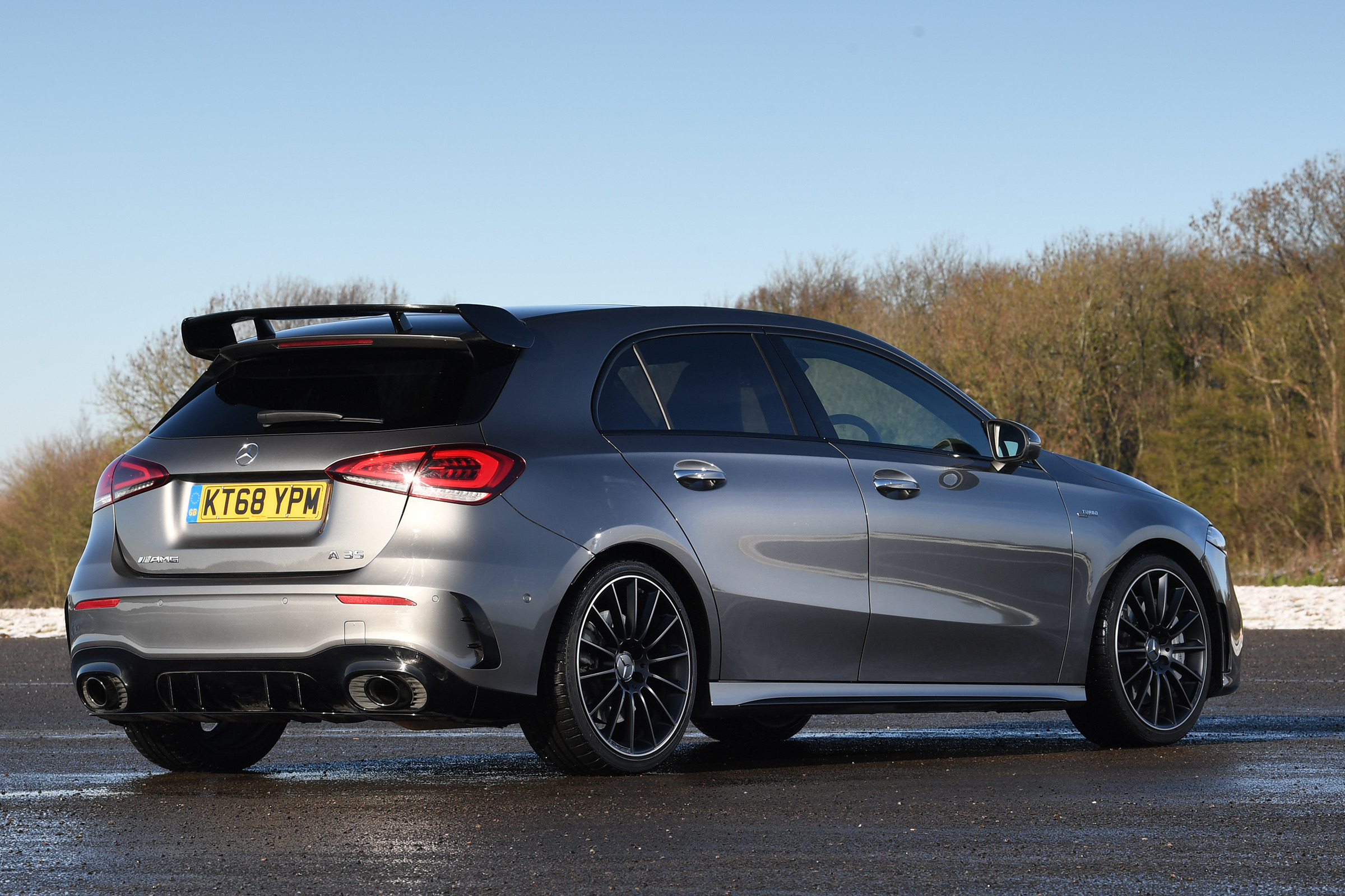 mercedes-amg a 35 static rear