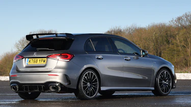 mercedes-amg a 35 static rear