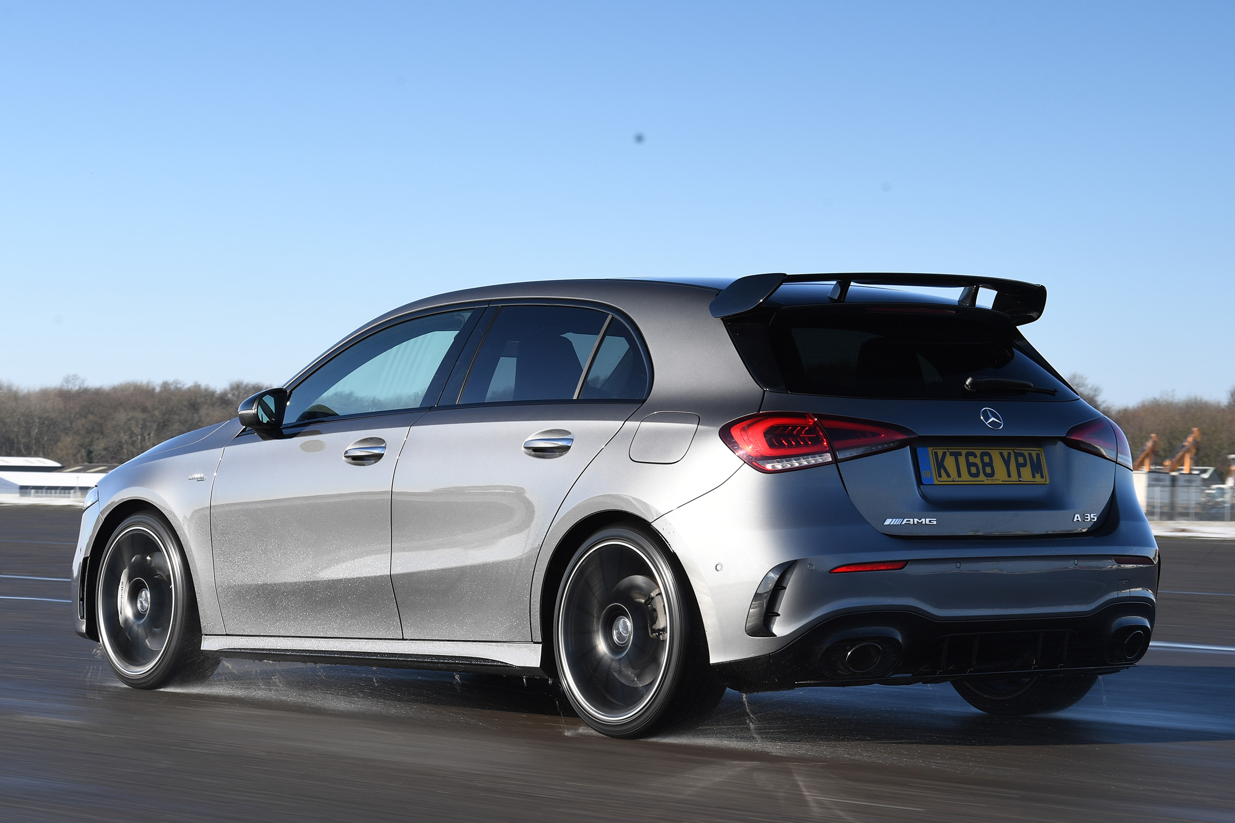 mercedes-amg a 35 rear tracking