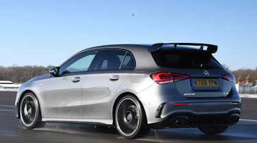 mercedes-amg a 35 rear tracking