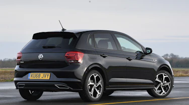 vw polo static rear quater