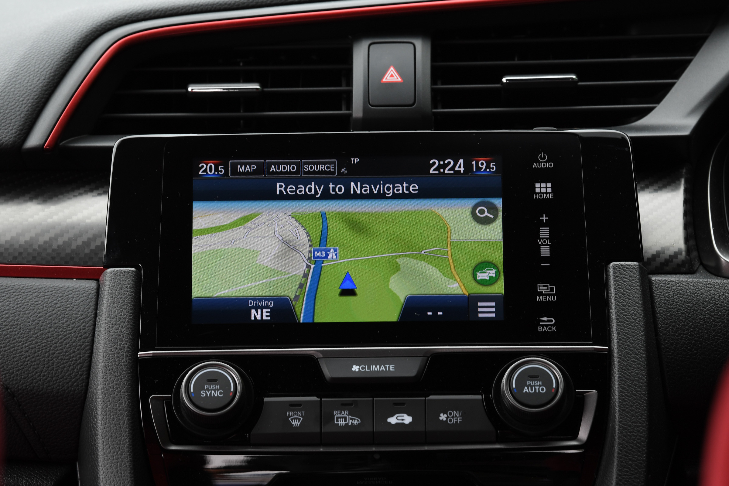 honda civic type r infotainment
