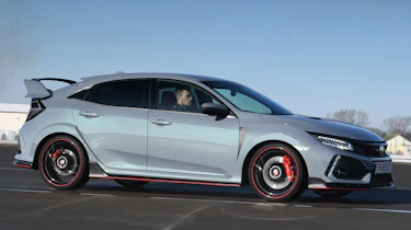 Honda Civic Type R tracking front