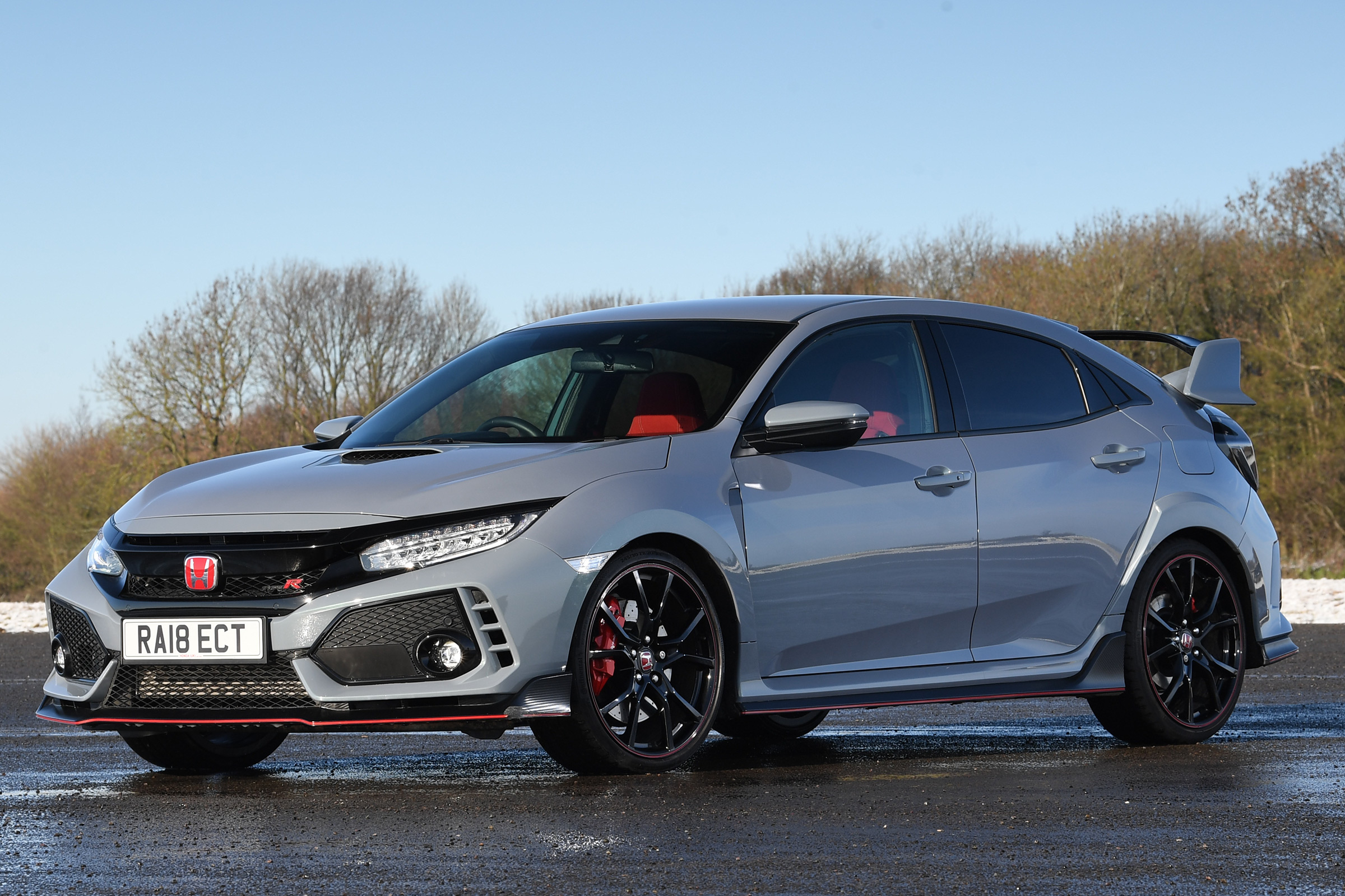 honda civic type r static front