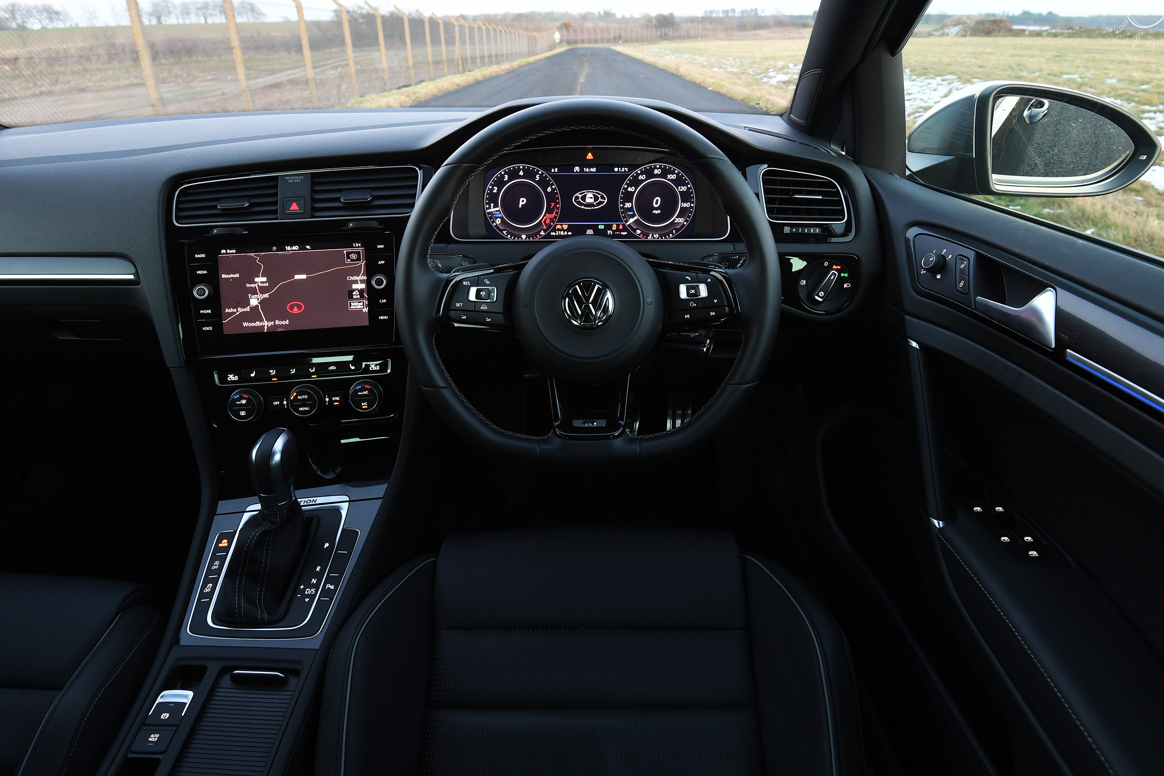 vw golf r interior