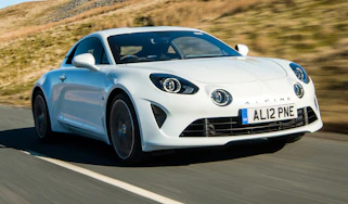 Alpine A110 Pure - front tracking