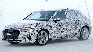 Audi A3 spies - winter front 3/4