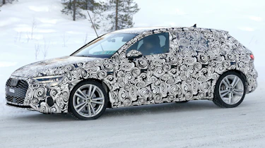 Audi A3 spies - winter front 3/4