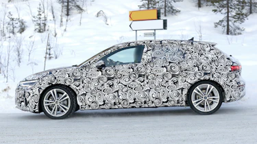 Audi A3 spies - winter side