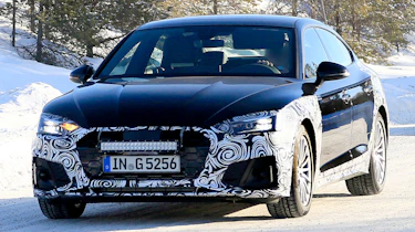 Audi A5 Sportback spies - winter front