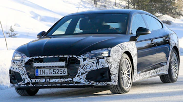 Audi A5 Sportback spies - winter front 3/4