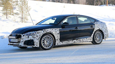 Audi A5 Sportback spies - winter front 3/4