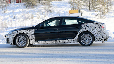 Audi A5 Sportback spies - winter side