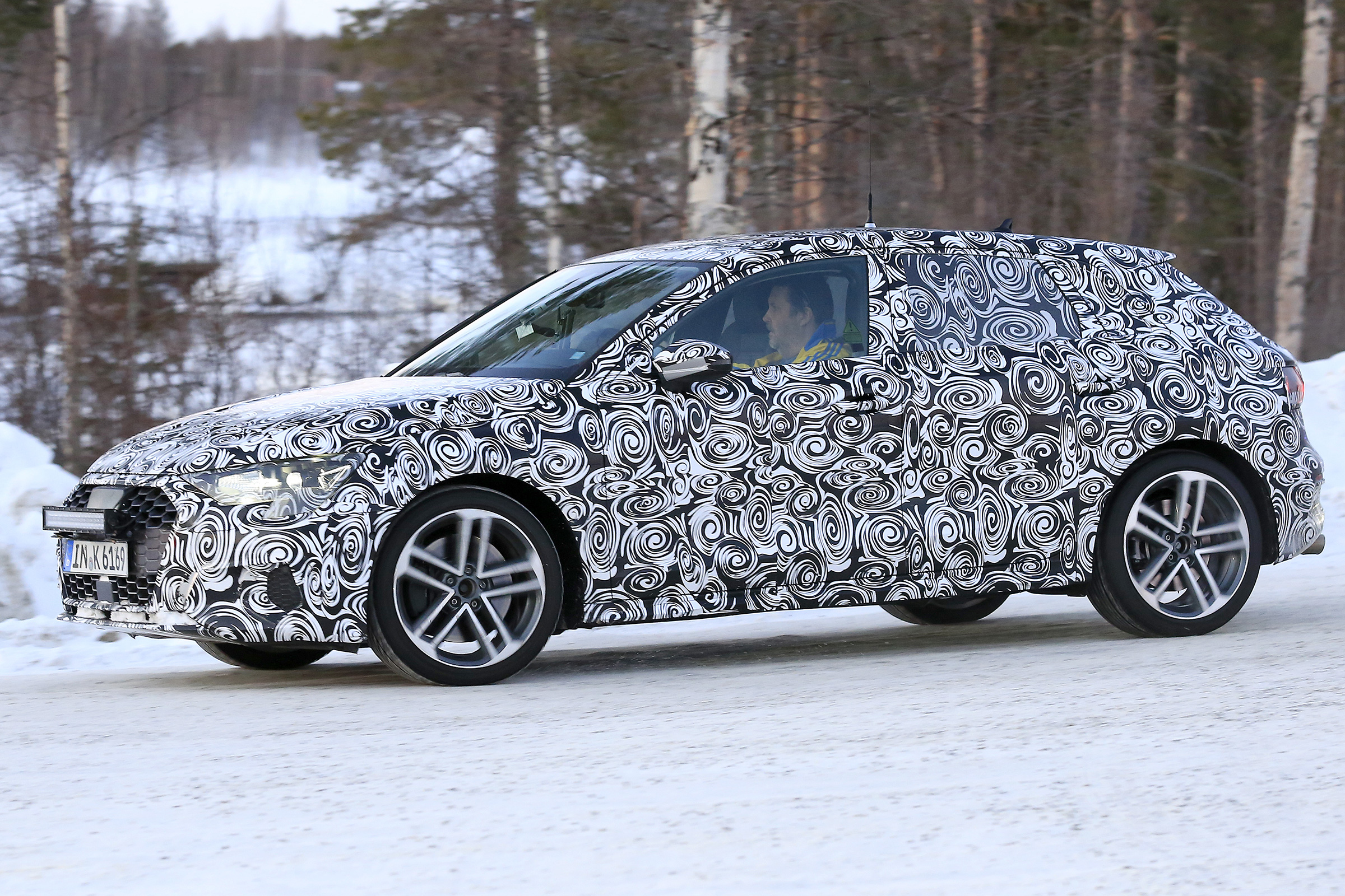 Audi S3 spies - winter front 3/4