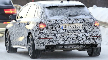 Audi S3 spies - winter rear