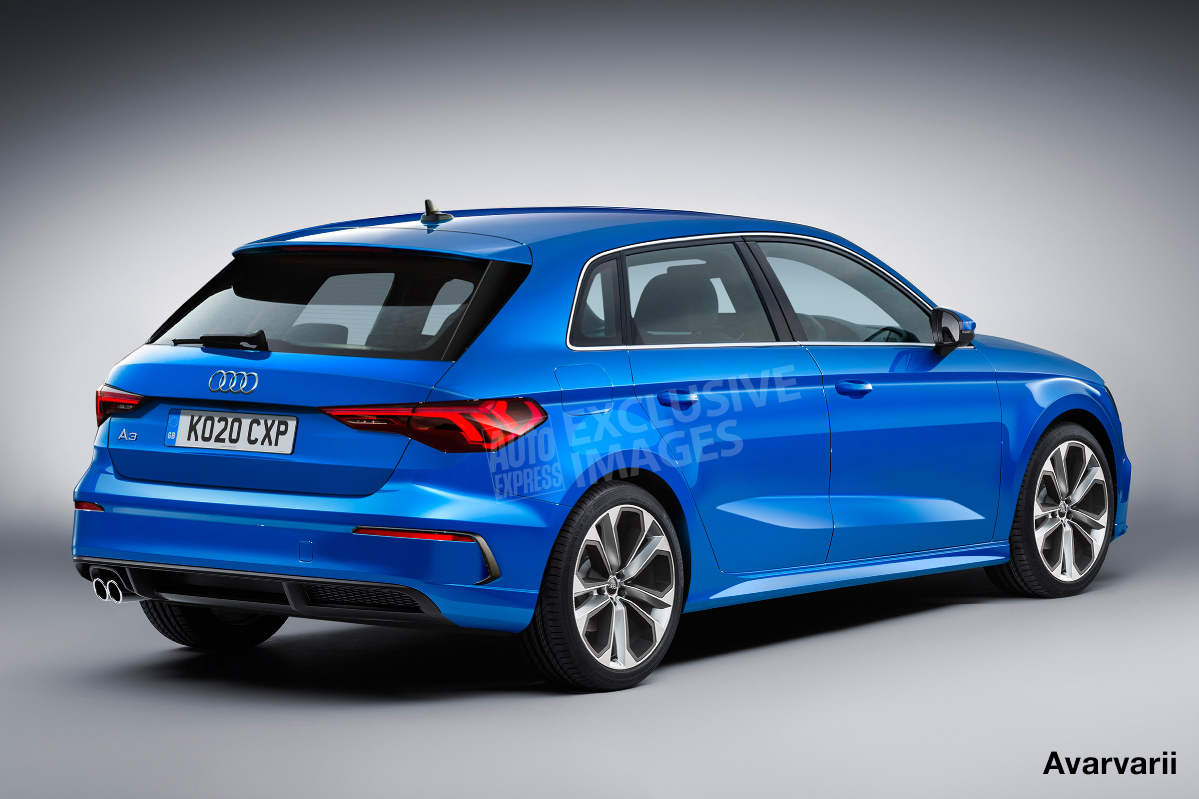 Audi A3 - rear (watermarked)
