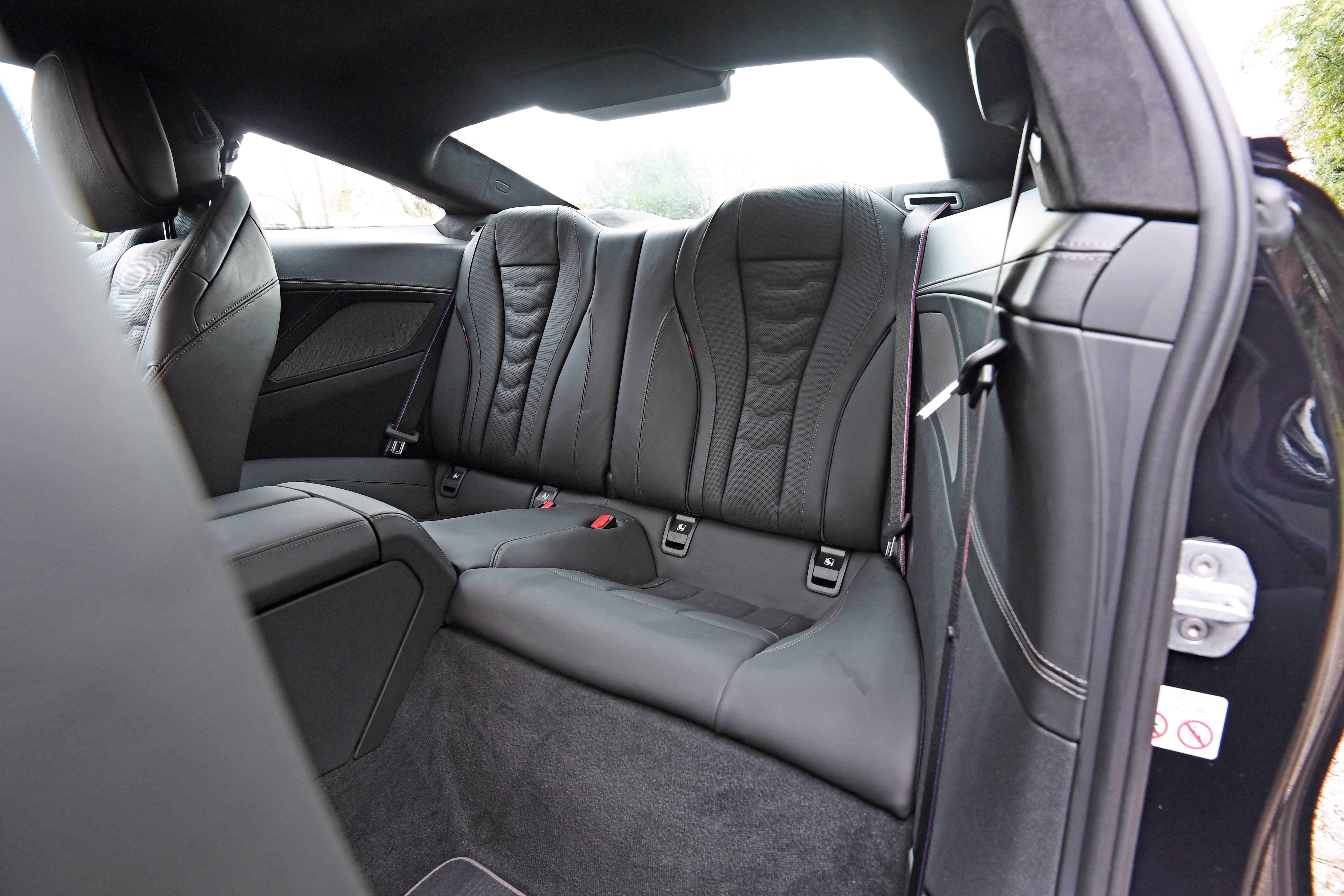 BMW 8 Series rear seats