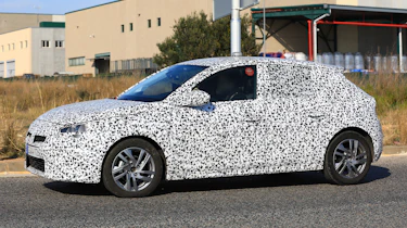 Vauxhall Corsa spies - front 3/4