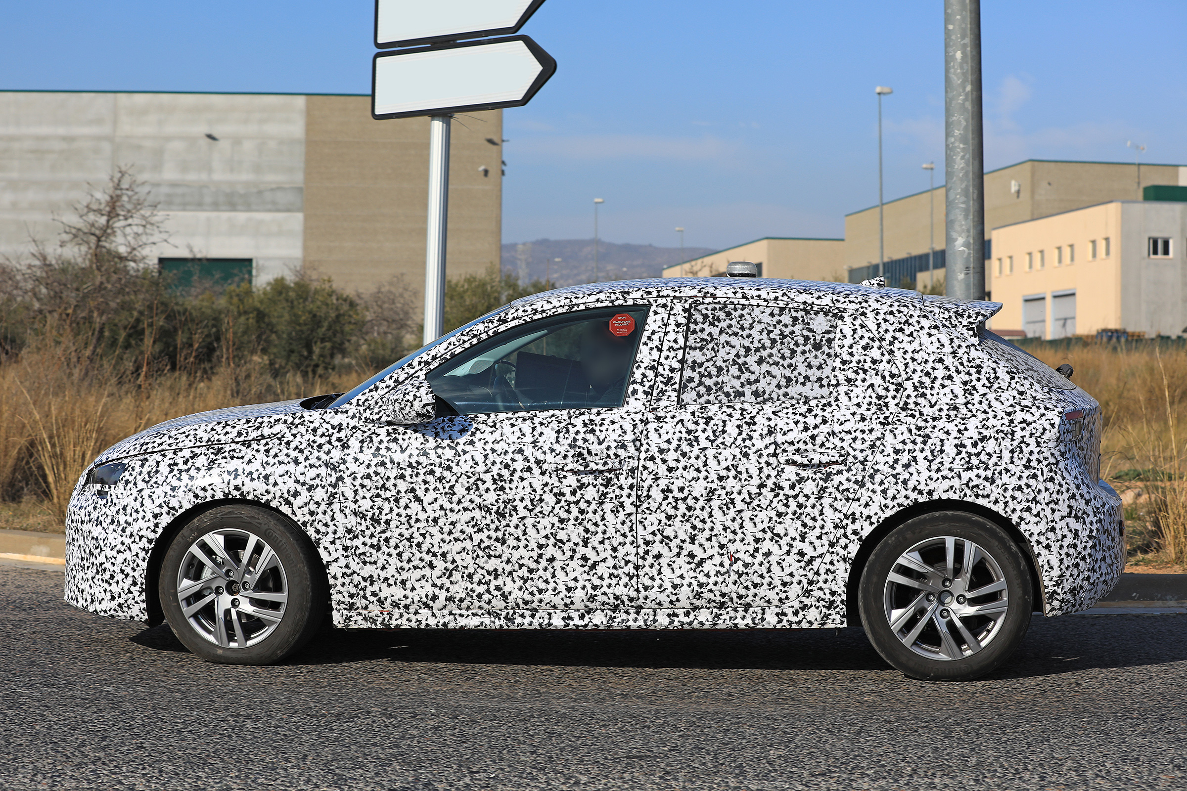 Vauxhall Corsa spies - side